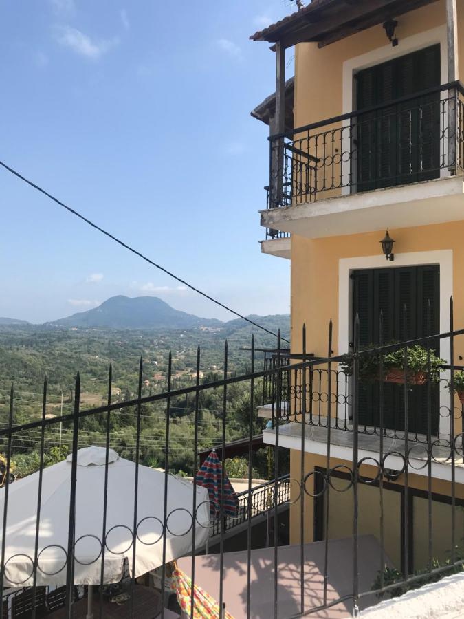 Schoenes Familienappartement In Pelekas, Corfu Mit Meerblick Экстерьер фото