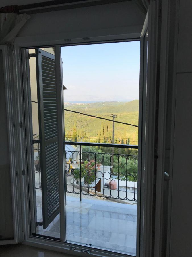 Schoenes Familienappartement In Pelekas, Corfu Mit Meerblick Экстерьер фото