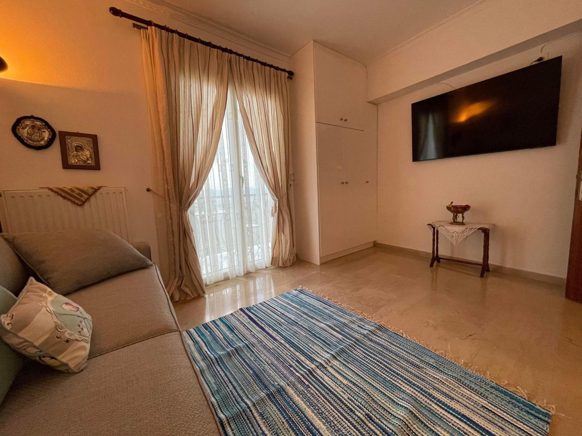 Schoenes Familienappartement In Pelekas, Corfu Mit Meerblick Экстерьер фото